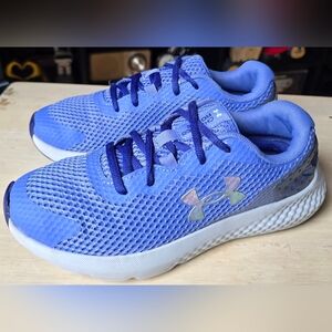 SZ 5Y Big Kids UNDER ARMOUR CHARGED ROGUE 3 Blue Athletic Shoes